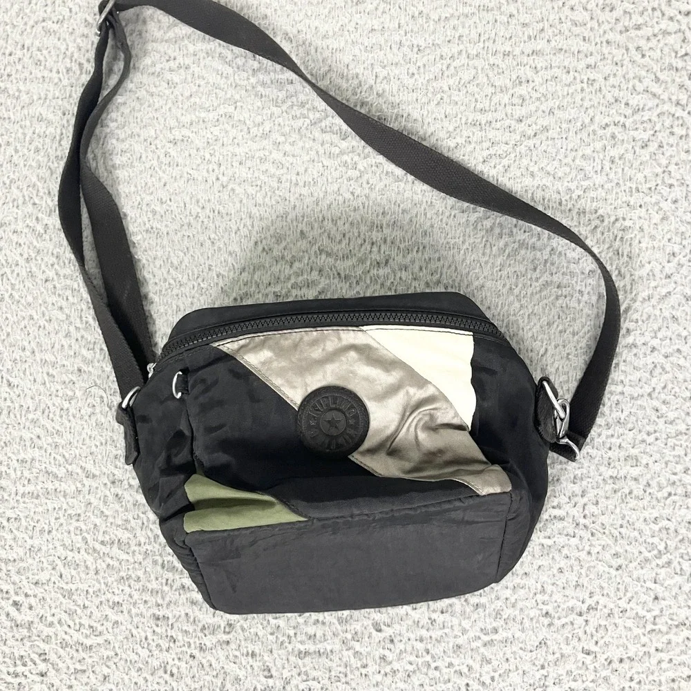 Kipling Lunch Bag Kids Black Nylon Abstract Insulated KI4305-L22 Live Light